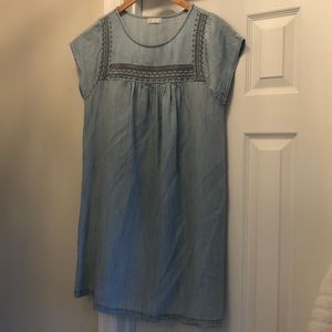 Gentle fawn tencel embroidered dress small